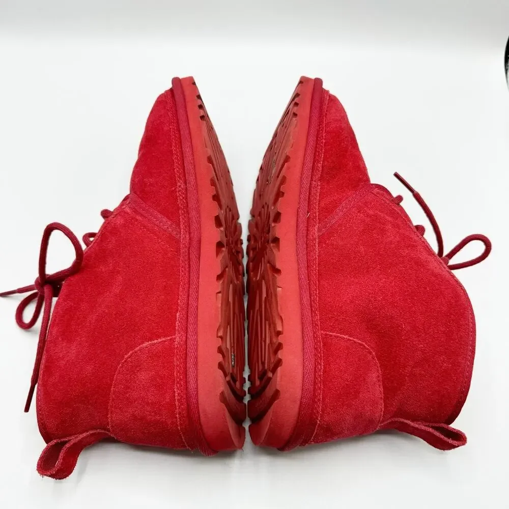 UGG Mens Neumel Chukka Ankle Boot 3236 Samba Red Suede Mens 9